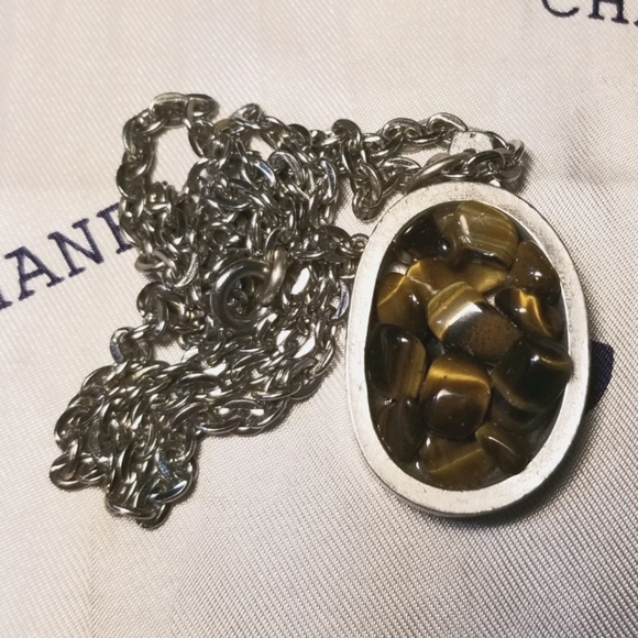 Vintage Other - VTG Jergen Jensen Denmark Tigers Eye Necklace